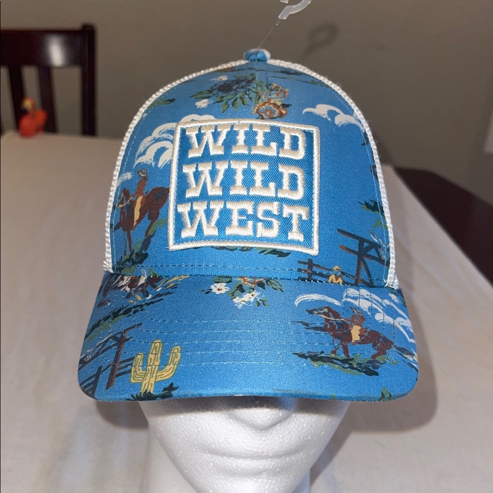 Cruel Girl Blue Wild West Adult or Kids Hat. SnapBack